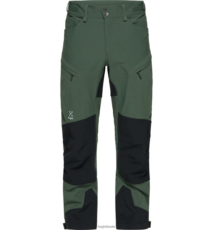 Fjell Green/True Black Men Haglofs Rugged Standard Pant Bottoms ZXT0L321