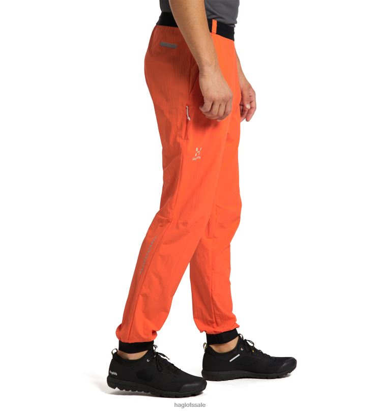 Flame Orange Men Haglofs L.I.M Lite Pant Bottoms ZXT0L344