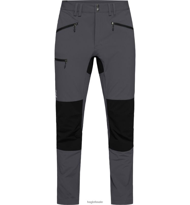 Magnetite/True Black Men Haglofs Mid Slim Pant Bottoms ZXT0L282