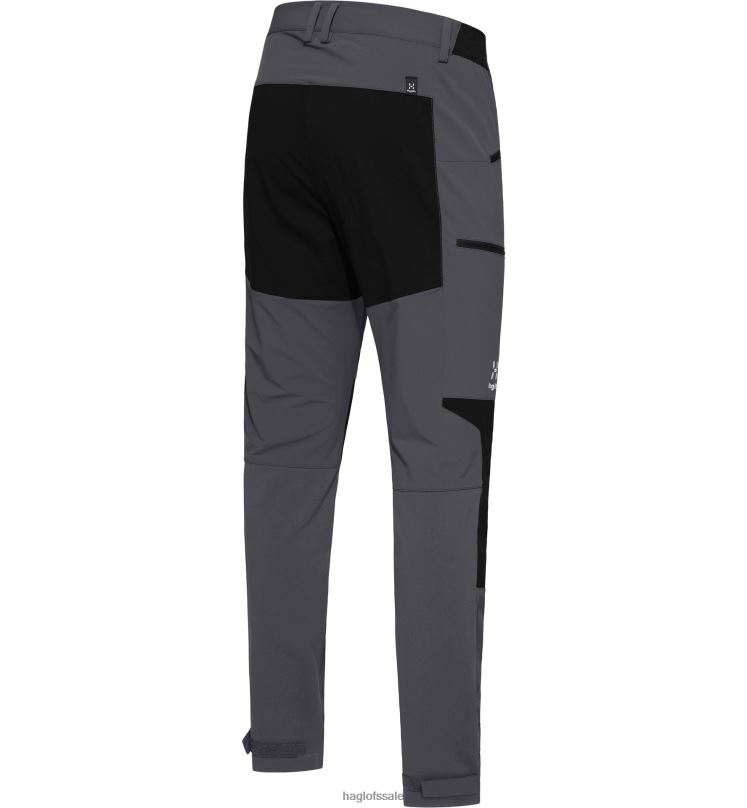 Magnetite/True Black Men Haglofs Mid Slim Pant Bottoms ZXT0L282