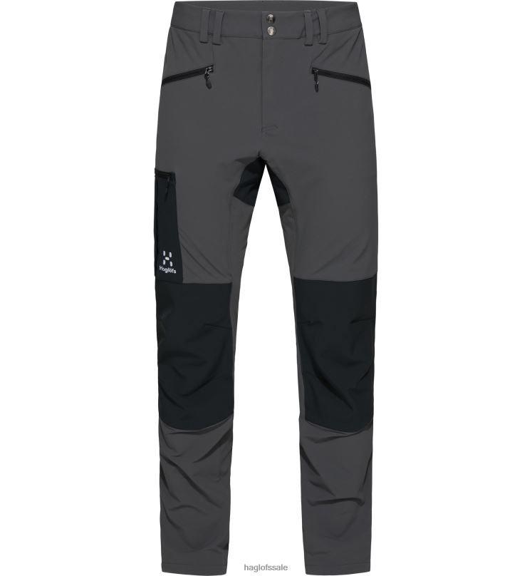 Magnetite/True Black Men Haglofs Rugged Slim Pant Bottoms ZXT0L323
