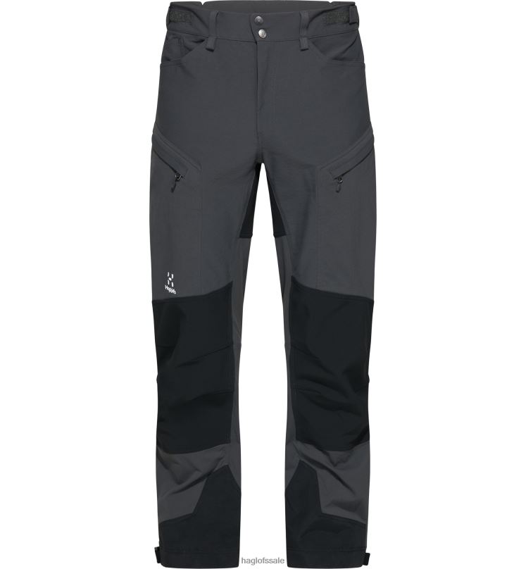 Magnetite/True Black Men Haglofs Rugged Standard Pant Bottoms ZXT0L320