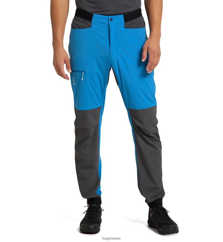 Nordic Blue/Magnetite Men Haglofs L.I.M Rugged Pant Bottoms ZXT0L317
