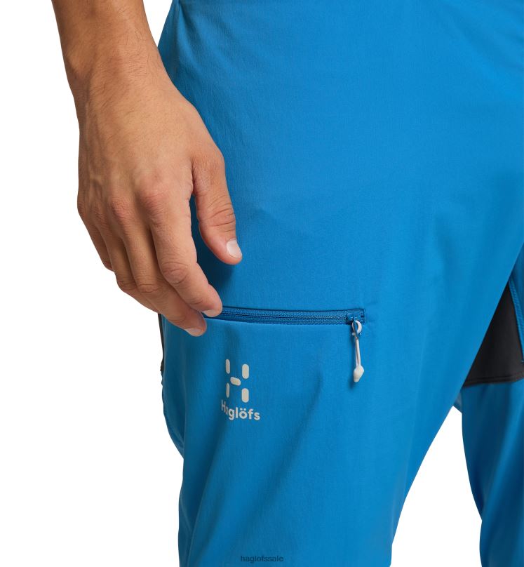 Nordic Blue/Magnetite Men Haglofs L.I.M Rugged Pant Bottoms ZXT0L317