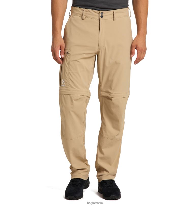 Sand Men Haglofs Mid Standard Zip-Off Pant Bottoms ZXT0L294