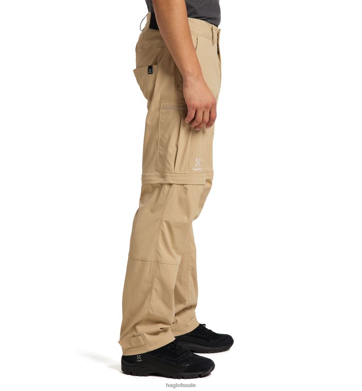 Sand Men Haglofs Mid Standard Zip-Off Pant Bottoms ZXT0L294
