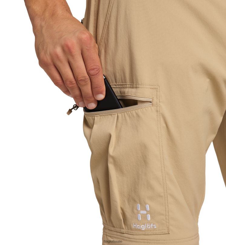Sand Men Haglofs Mid Standard Zip-Off Pant Bottoms ZXT0L294