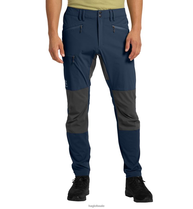 Tarn Blue/Magnetite Men Haglofs Lite Slim Pant Bottoms ZXT0L332