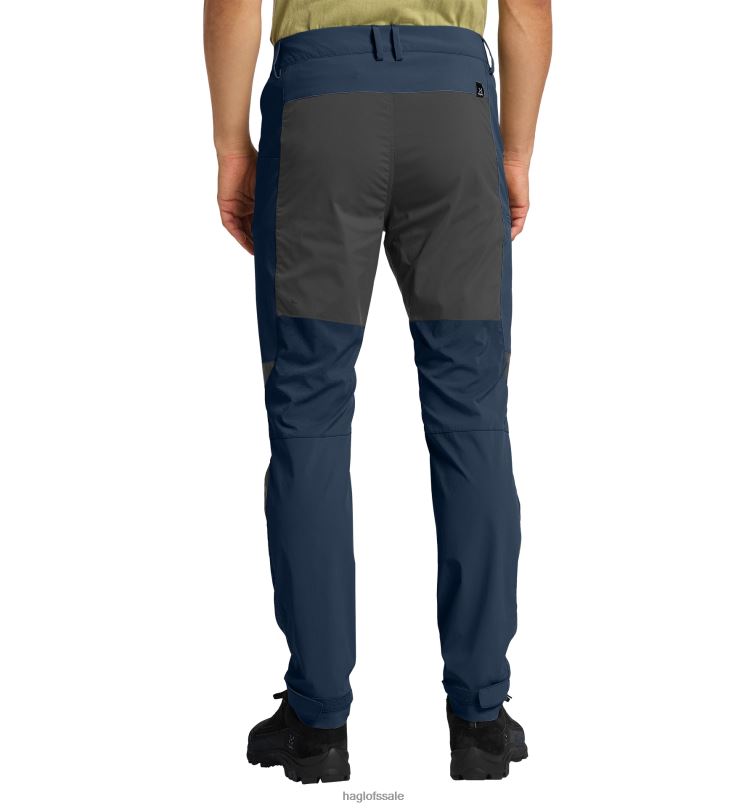 Tarn Blue/Magnetite Men Haglofs Lite Slim Pant Bottoms ZXT0L332