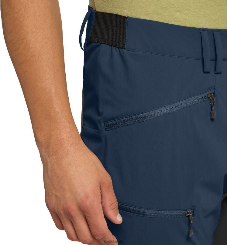 Tarn Blue/Magnetite Men Haglofs Lite Slim Pant Bottoms ZXT0L332