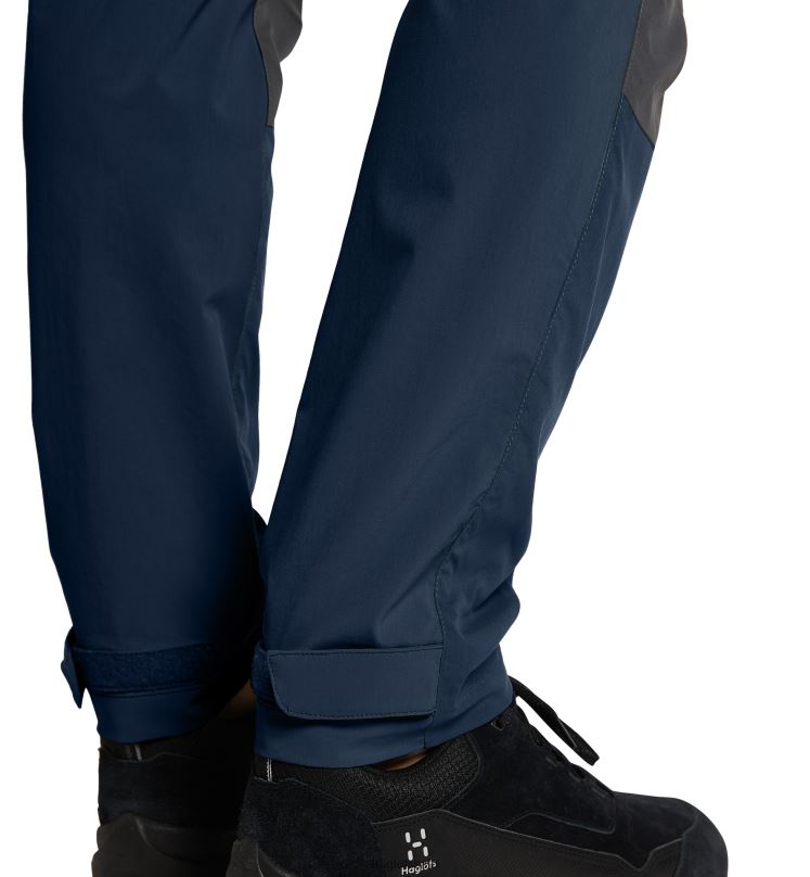 Tarn Blue/Magnetite Men Haglofs Lite Slim Pant Bottoms ZXT0L332