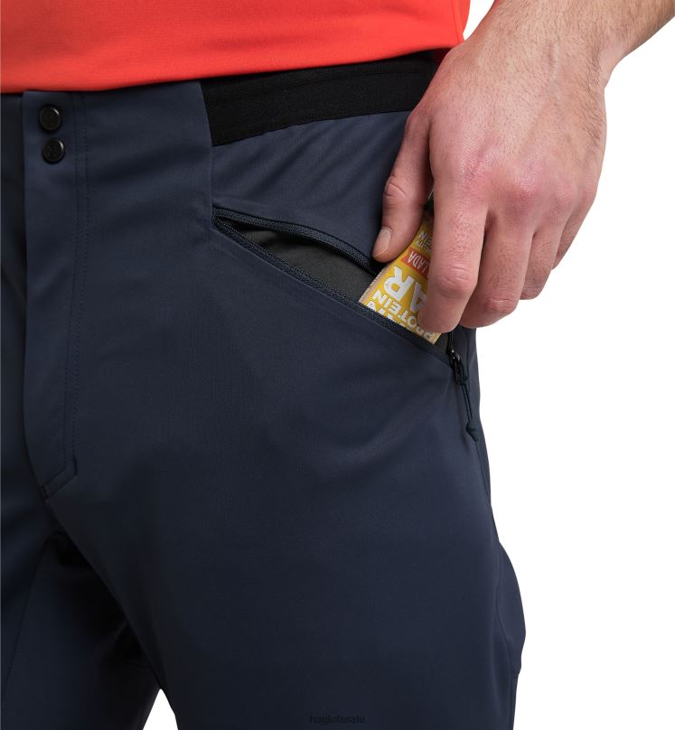 Tarn Blue Men Haglofs L.I.M Hybrid Softshell Pant Bottoms ZXT0L313