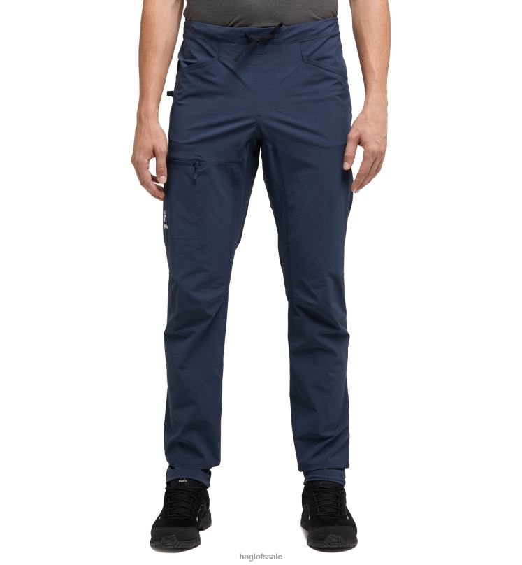Tarn Blue Men Haglofs Roc Lite Slim Pant Bottoms ZXT0L302