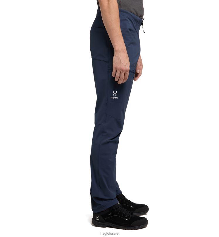 Tarn Blue Men Haglofs Roc Lite Slim Pant Bottoms ZXT0L302