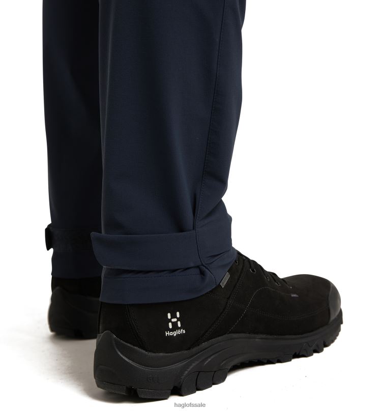 Tarn Blue/True Black Men Haglofs Rugged Slim Pant Bottoms ZXT0L324