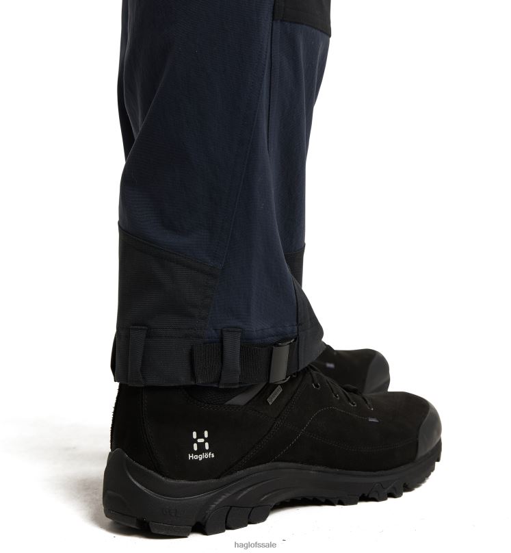 Tarn Blue/True Black Men Haglofs Rugged Standard Pant Bottoms ZXT0L336