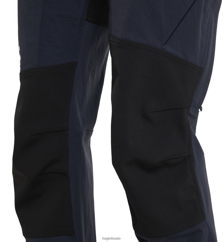 Tarn Blue/True Black Men Haglofs Rugged Standard Pant Bottoms ZXT0L336