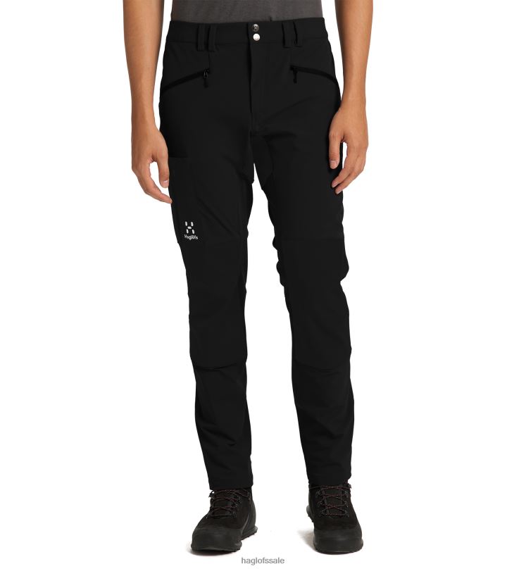 True Black Men Haglofs Rugged Slim Pant Bottoms ZXT0L322