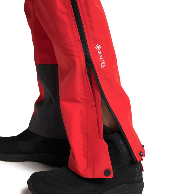 Zenith Red/True Black Men Haglofs L.I.M ZT Shell GTX PRO Pant Bottoms ZXT0L280