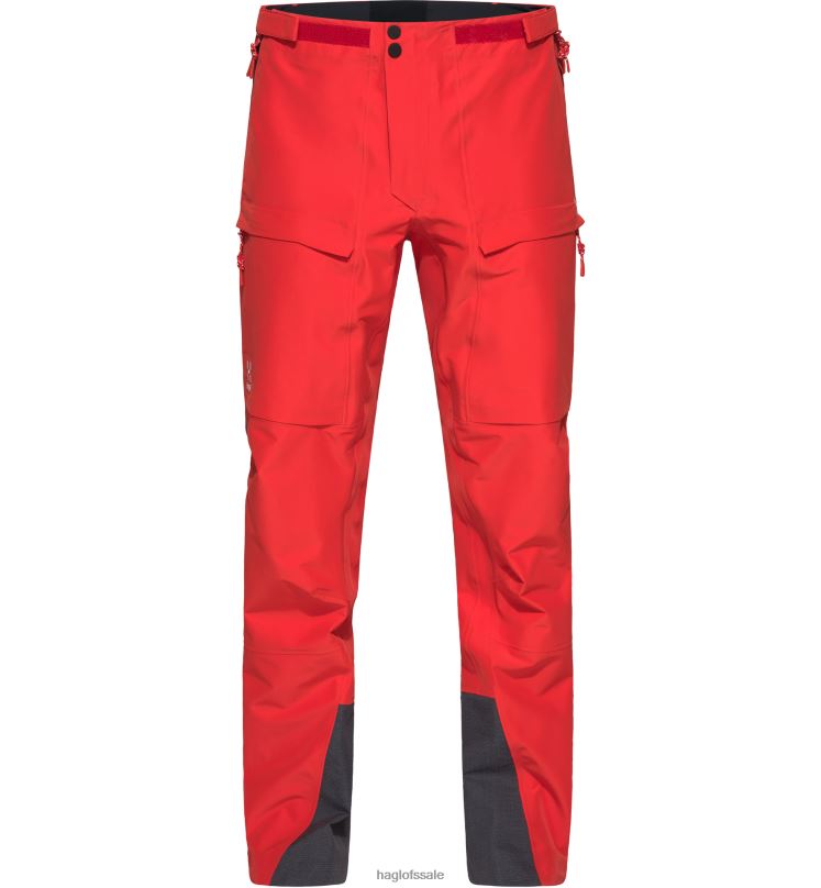 Zenith Red/True Black Men Haglofs L.I.M ZT Shell GTX PRO Pant Bottoms ZXT0L280