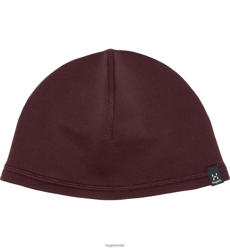 Burgundy Brown Men Haglofs Betula Beanie Equipment & Accessories ZXT0L534