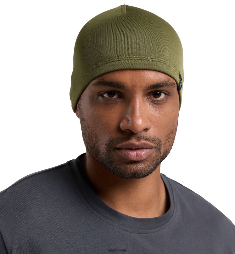 Olive Green Men Haglofs Betula Beanie Equipment & Accessories ZXT0L512
