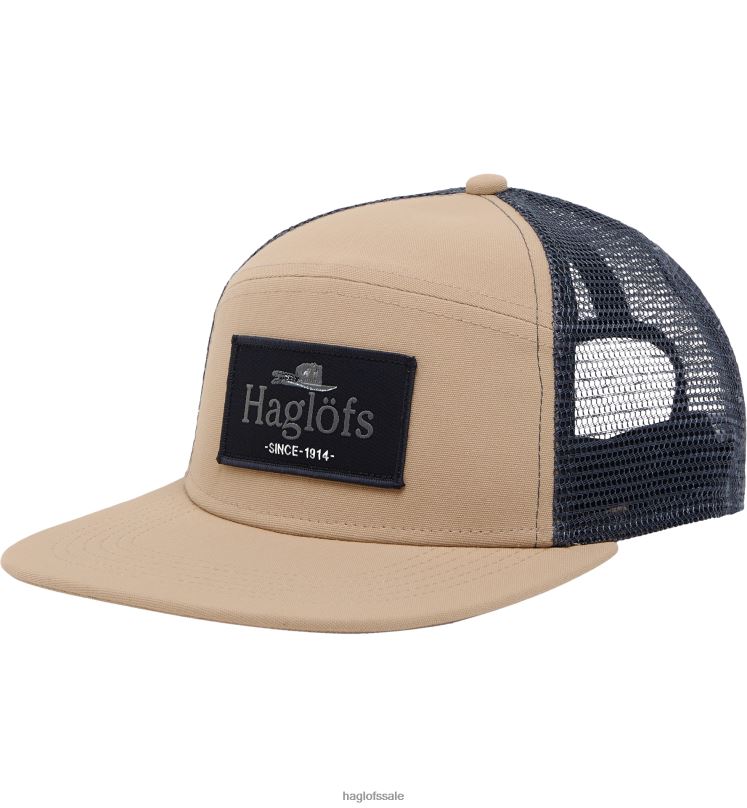 Sand/Magnetite Men Haglofs Trucker Cap Equipment & Accessories ZXT0L522