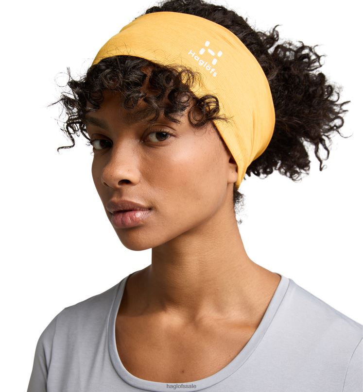 Sunny Yellow Men Haglofs Mirre Headband Equipment & Accessories ZXT0L520
