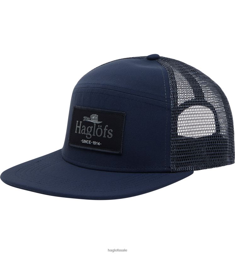 Tarn Blue/Magnetite Men Haglofs Trucker Cap Equipment & Accessories ZXT0L521