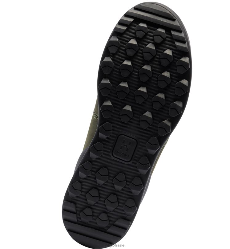 Deep Woods/Habanero Men Haglofs Duality AT1 GTX Mid Shoes ZXT0L409