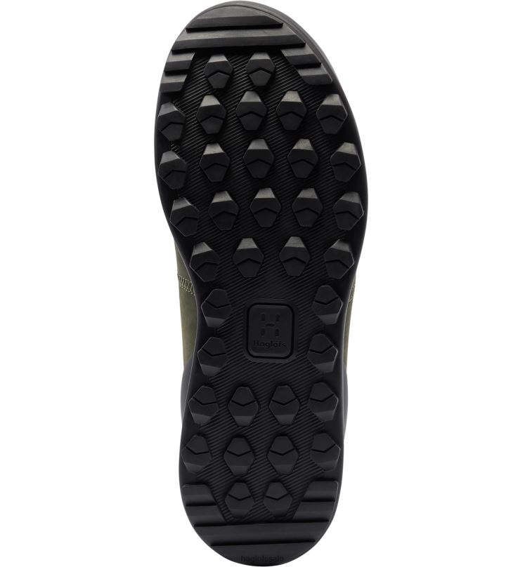 Deep Woods/Habanero Men Haglofs Duality AT1 GTX Mid Shoes ZXT0L409