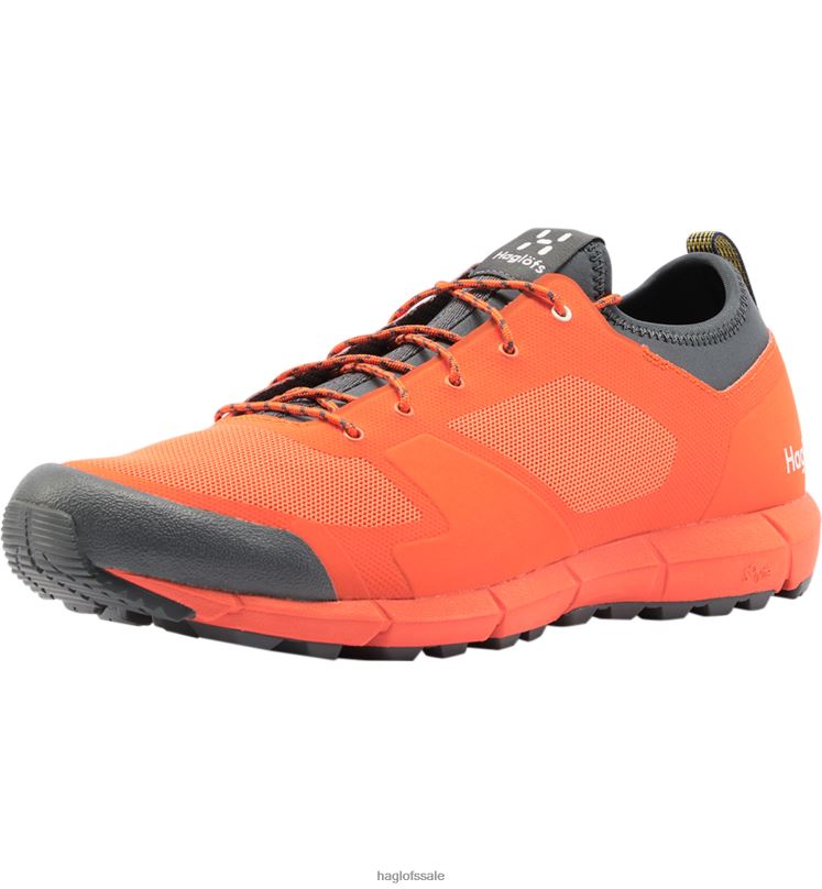 Flame Orange/Magnetite Men Haglofs L.I.M Low Shoes ZXT0L418