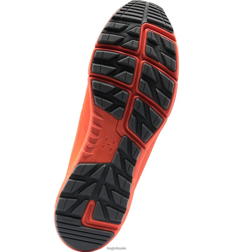 Flame Orange/Magnetite Men Haglofs L.I.M Low Shoes ZXT0L418