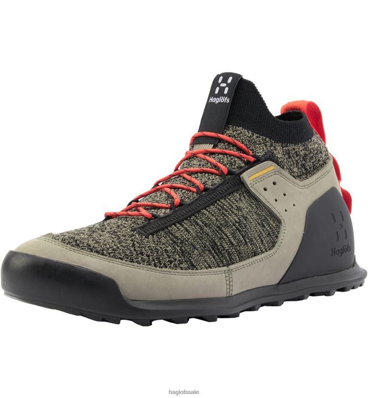 Lichen/Habanero Men Haglofs Duality AT3 Low Shoes ZXT0L404