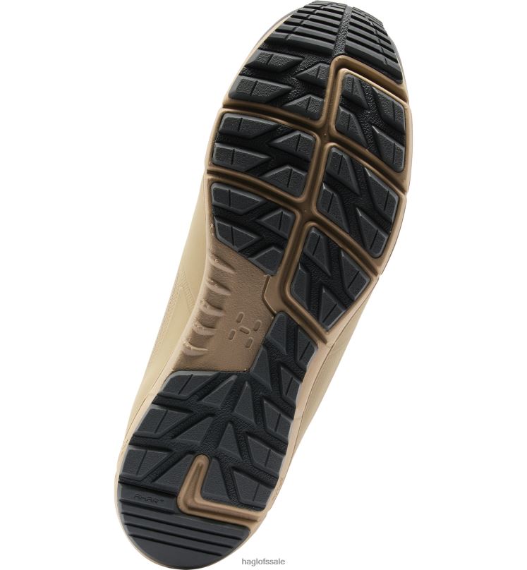 Sand/Flame Orange Men Haglofs L.I.M Proof Mid Shoes ZXT0L421