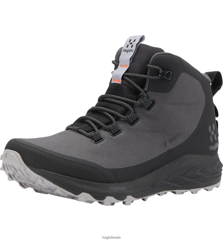True Black Men Haglofs L.I.M FH GTX Mid Shoes ZXT0L412