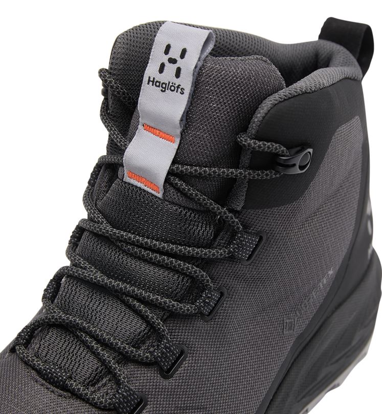True Black Men Haglofs L.I.M FH GTX Mid Shoes ZXT0L412