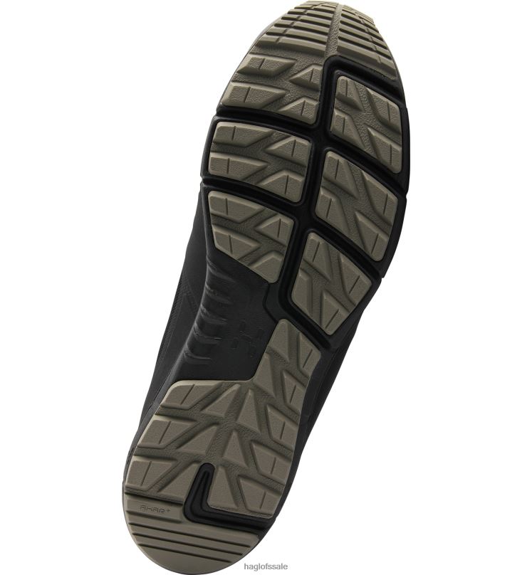 True Black Men Haglofs L.I.M Proof Mid Shoes ZXT0L400