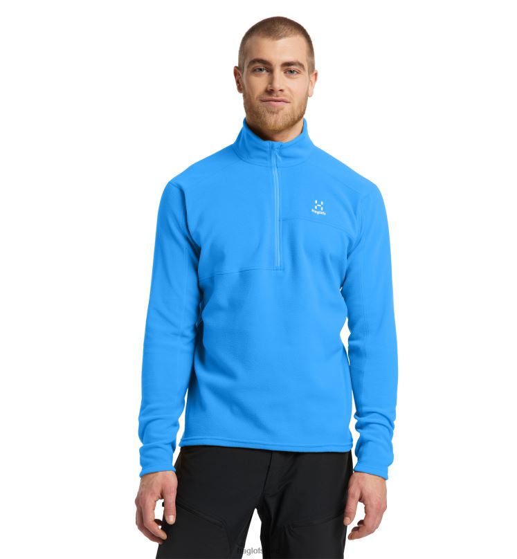Nordic Blue Men Haglofs Buteo 1/2 Zip Tops ZXT0L243