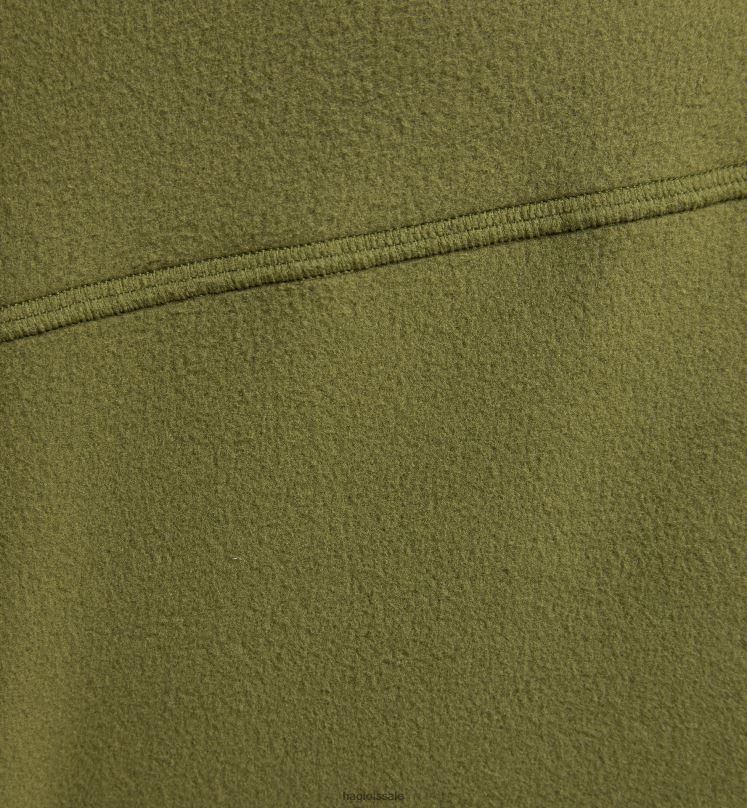 Olive Green Men Haglofs Buteo 1/2 Zip Tops ZXT0L242