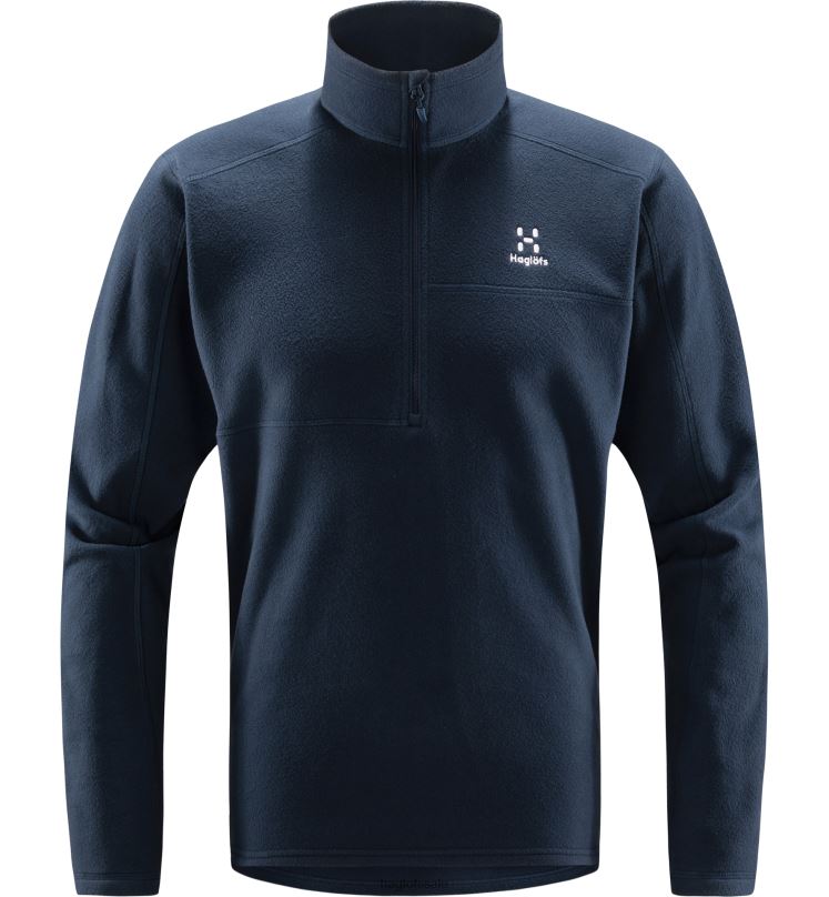 Tarn Blue Men Haglofs Buteo 1/2 Zip Tops ZXT0L241