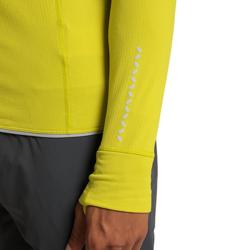 Aurora/Concrete Men Haglofs L.I.M Mid Comp Hood Tops ZXT0L231