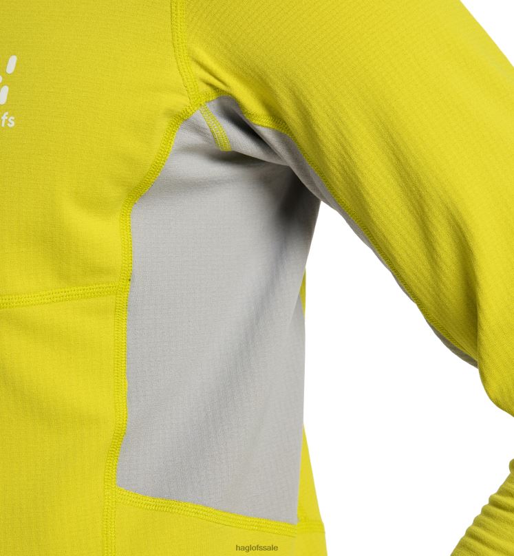 Aurora/Concrete Men Haglofs L.I.M Mid Comp Hood Tops ZXT0L231