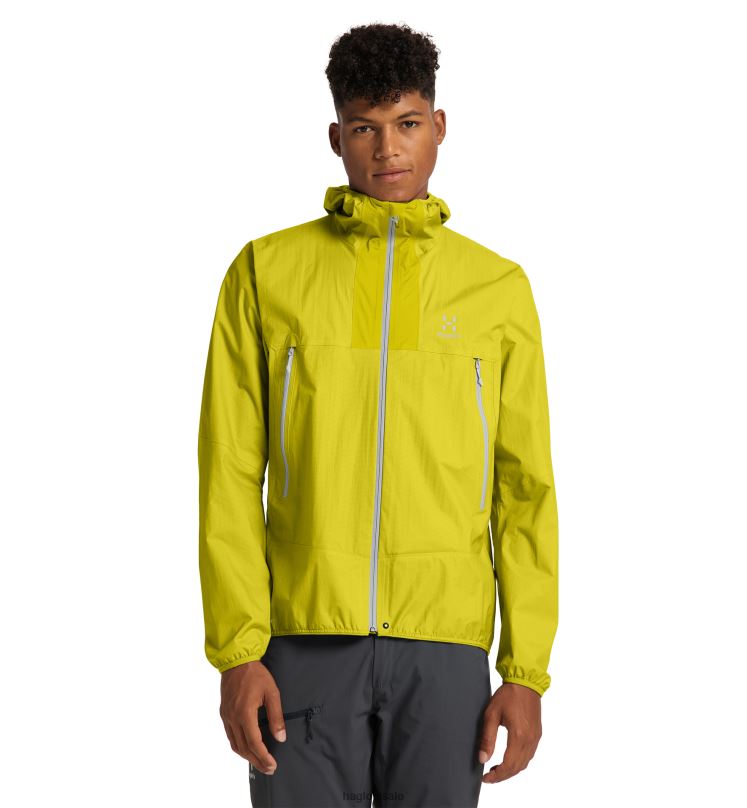 Aurora Men Haglofs L.I.M Proof Jacket Tops ZXT0L60