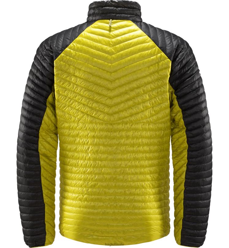 Aurora/Olive Green Men Haglofs L.I.M Mimic Jacket Tops ZXT0L168