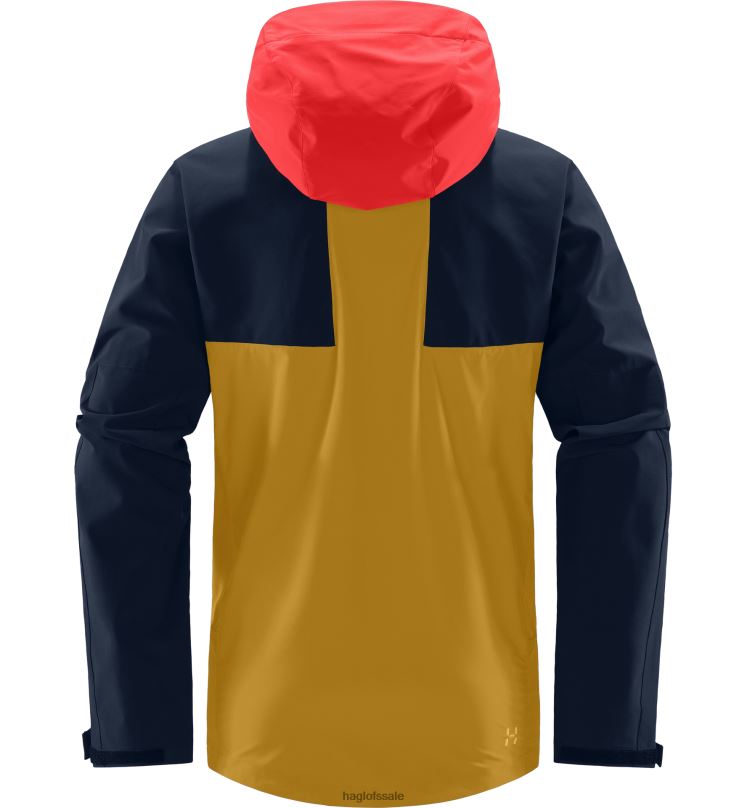 Autumn Leaves/Tarn Blue Men Haglofs Roc Sight Softshell Jacket Tops ZXT0L187