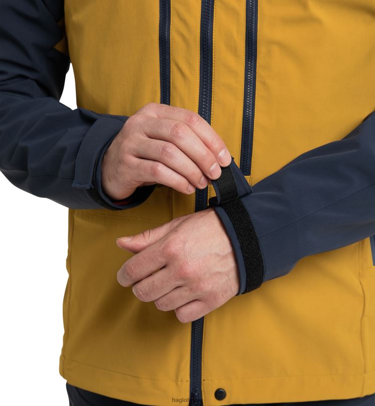 Autumn Leaves/Tarn Blue Men Haglofs Roc Sight Softshell Jacket Tops ZXT0L187