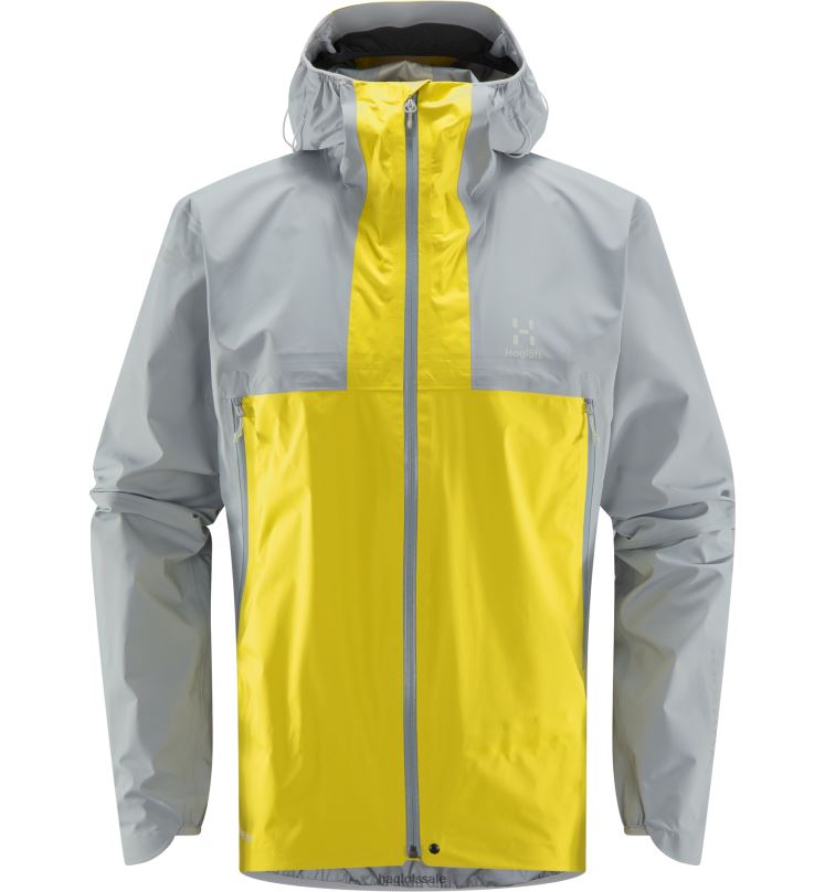 Concrete/Aurora Men Haglofs L.I.M GTX Active Jacket Tops ZXT0L159