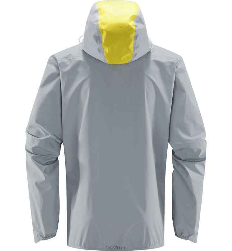 Concrete/Aurora Men Haglofs L.I.M GTX Active Jacket Tops ZXT0L159