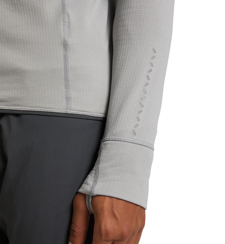 Concrete/Magnetite Men Haglofs L.I.M Mid Comp Hood Tops ZXT0L230